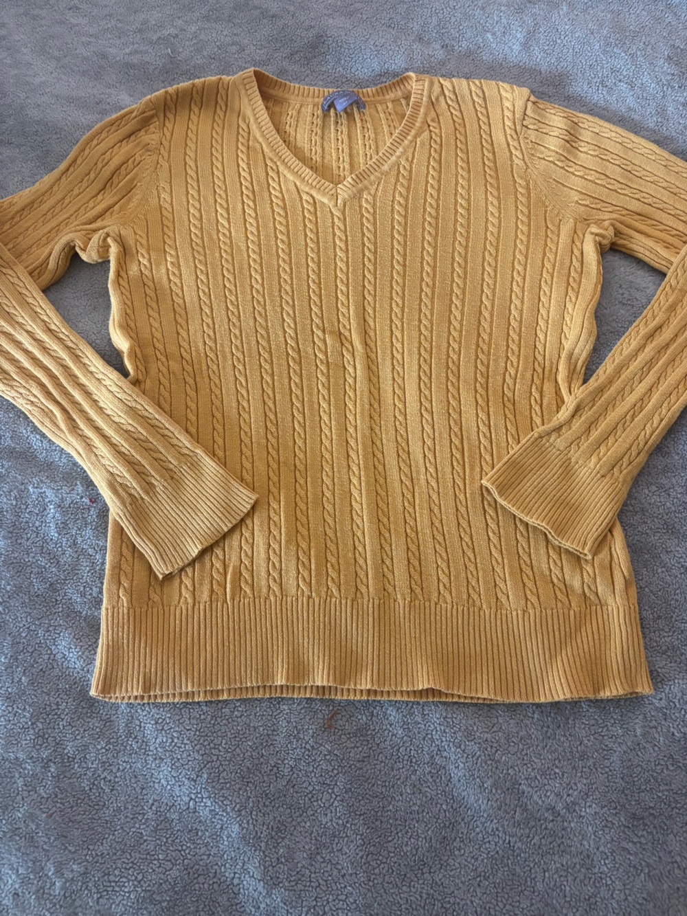 Laura Scott Yellow Sweater